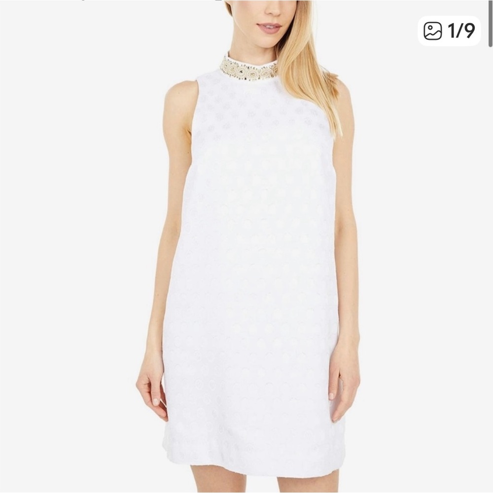 Lilly Pulitzer White Sleeveless Mini Dress